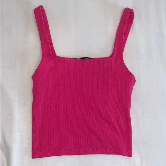 Zara | Tops | Zara Pink Tank | Poshmark